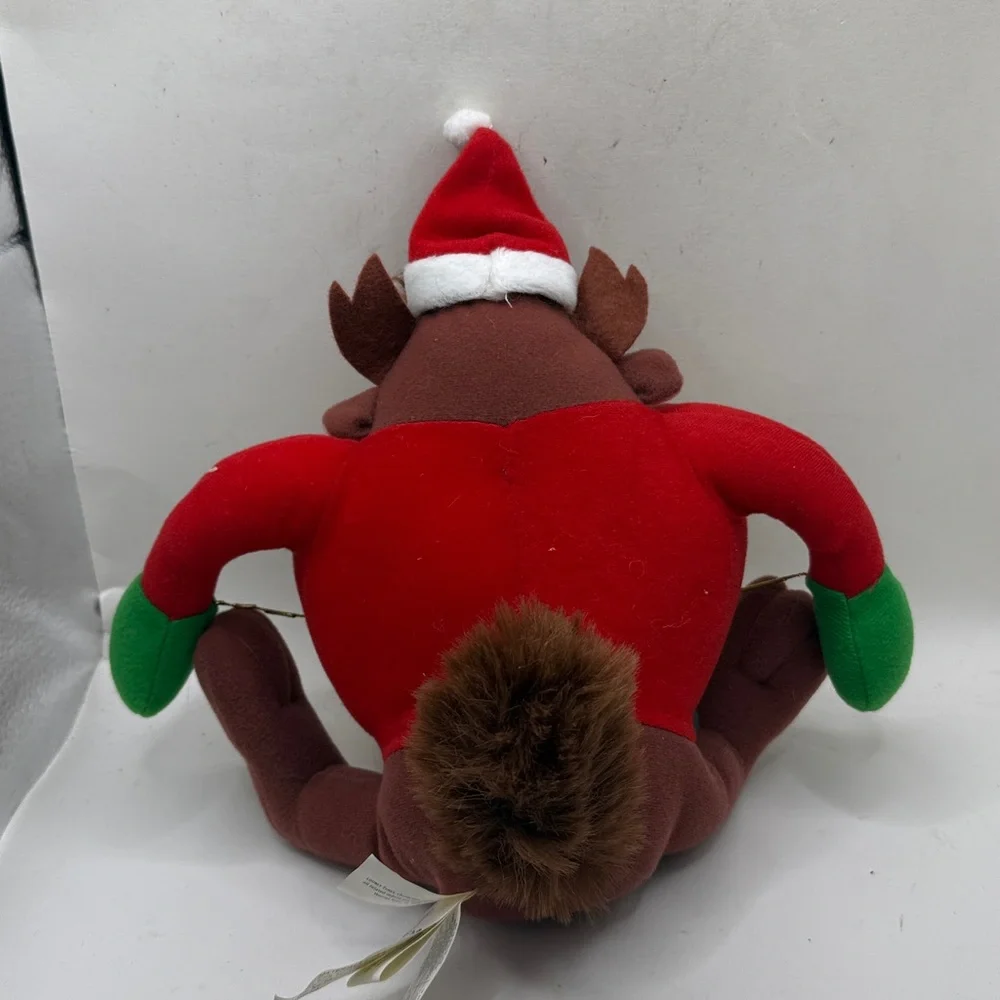 NWT Vtg Russel Stover Warner Bros Taz Plush Stuffed Animal Christmas Collectible